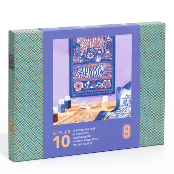 Maľovanie na hodváb Atelier 10 Djeco