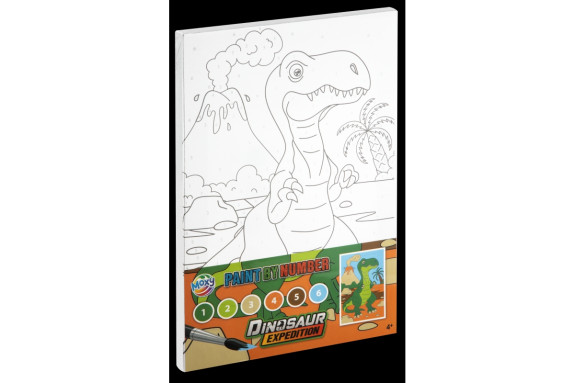 Maľovanie podľa čísel dino
