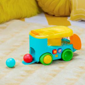 Autíčko vkladacie s loptičkami Pop & Roll Safari Bus™ 6m+ Bright Starts