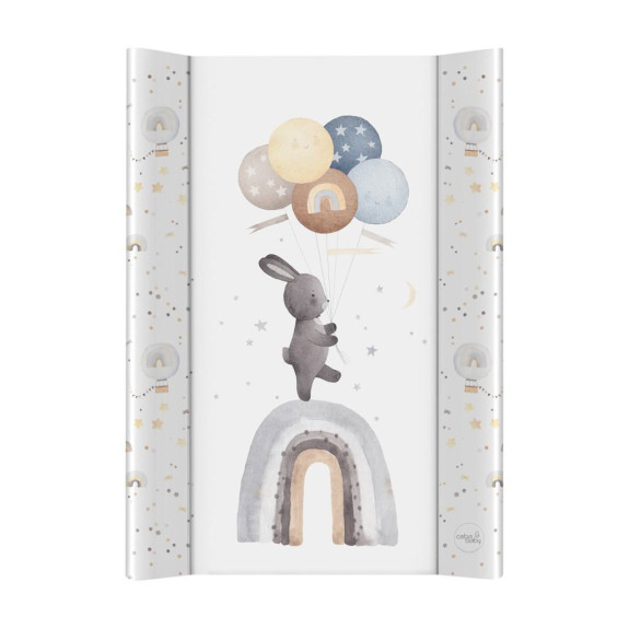 Podložka prebaľovacia 2-hranná s pevnou doskou 50 x 70 cm Basic Ceba