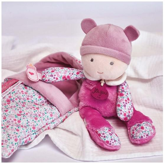 Doudou Jolijou Bábätko v navliekacej perinke 20 cm