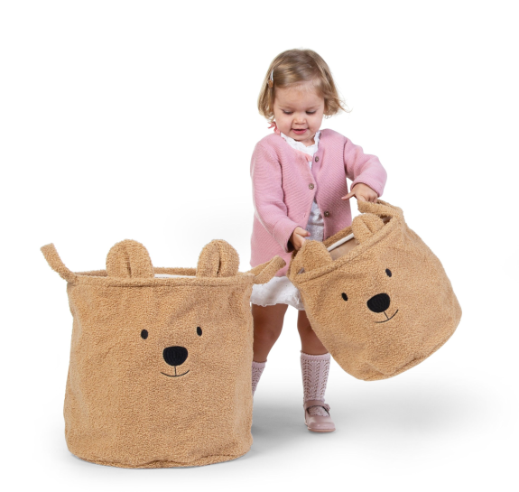 Kôš na hračky Teddy Beige 40 x 40 x 40 cm Childhome