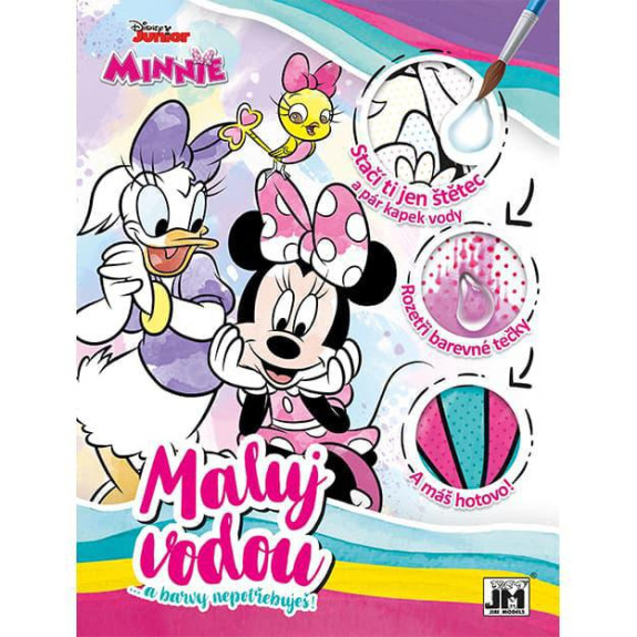 Maľuj vodou A4 Minnie