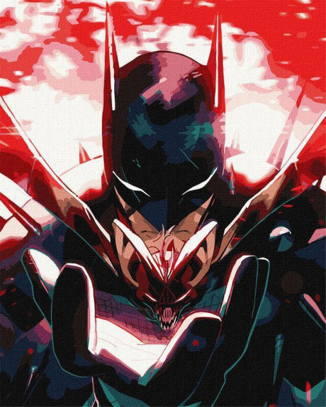 Maľovanie podľa čísel metalic - Batman: Temný rytier 40 x 50 cm