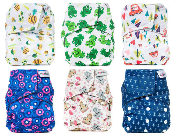 Vrecková AIO plienka Premium suchý zips Bobánok