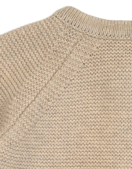 Pletený svetrík Merino Beige Lodger