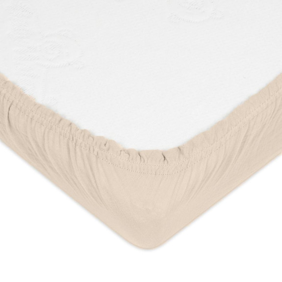 Mušelínové prestieradlo s gumou 60 x 120 cm BabyMatex