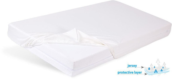 Chránič matraca s PU záterom jersey 80 x 160 x 10 BabyMatex