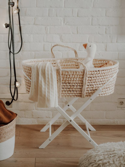 Stojan na Mojžišov košík pre bábätko Smart White Ahojbaby