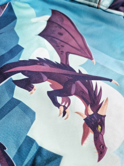 Softshellová bunda detská Dragon fantasy Wamu