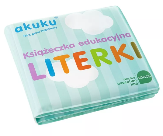 Vzdelávacia knižka do vody Písmená Akuku