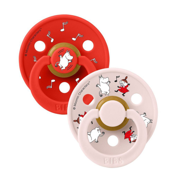Cumlíky Moomin Colour kaučuk 0-6 m 2 ks Bibs