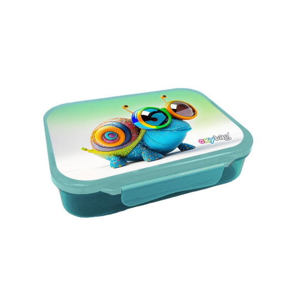 Box na desiatu s priehradkami crazy animals OxyBag