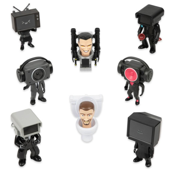 Skibidi Toilet minifigúrky Mystery