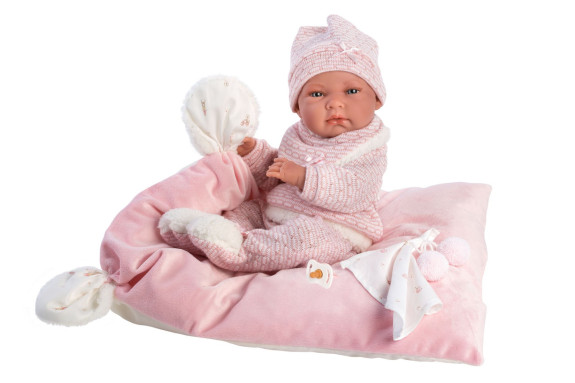 Obleček pre bábiku bábätko New Born veľkosti 40-42 cm s doplnkami Llorens