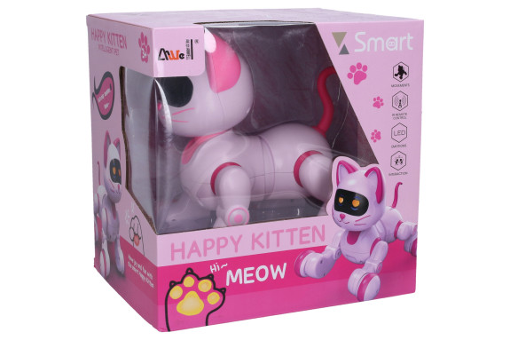 Robotická mačka RC na diaľkové ovládanie 21 cm