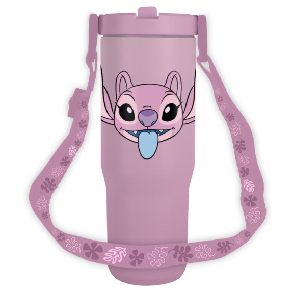 Lilo a Stitch cestovný hrnček s popruhom 880 ml