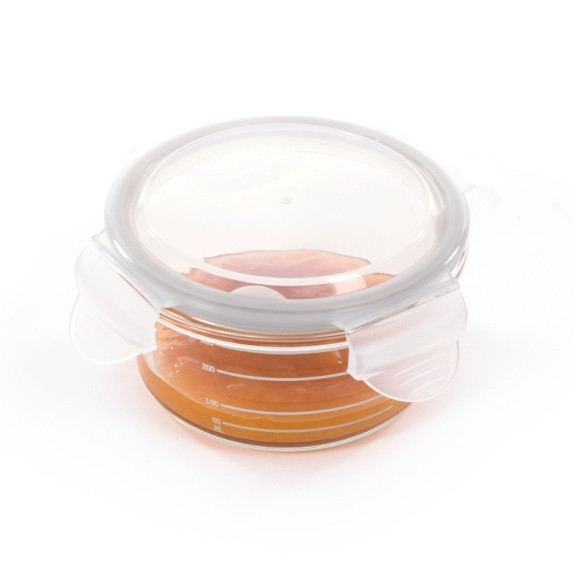 Sklenené misky s viečkami B-Glass Bowls 280 ml Bo Jungle