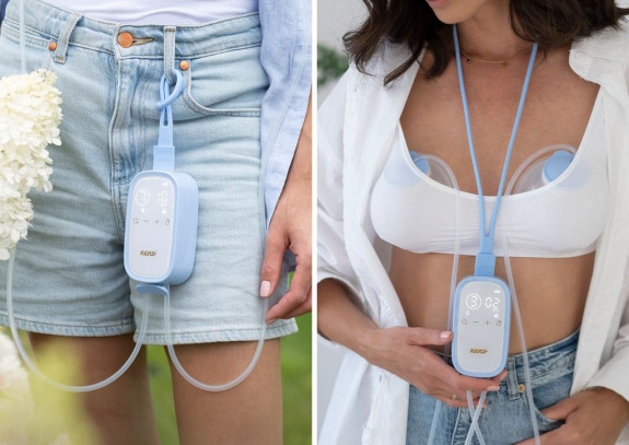 Odsávačka materského mlieka duo elektrická handsfree Velo Neno