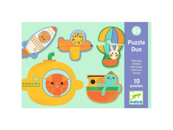 Puzzle Duo - Dopravné prostriedky