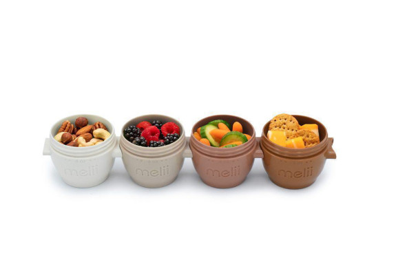 Tégliky na potraviny Snap&Go 118 ml - 4 ks Melii