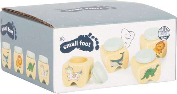 Krabičky na mliečne zúbky sada 4 ks Small foot