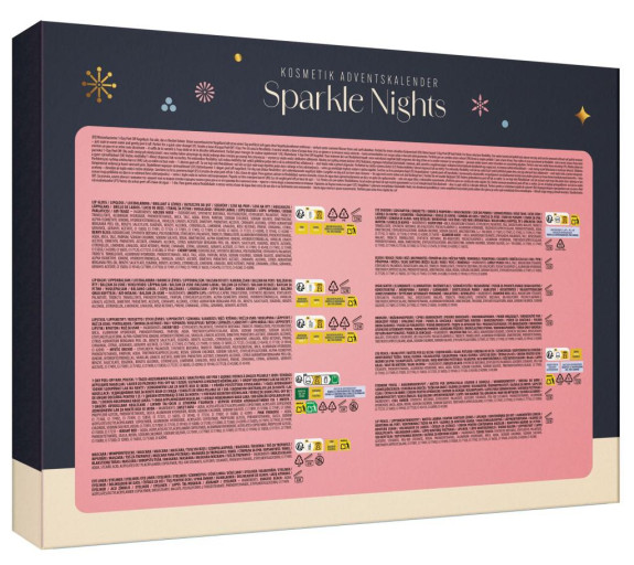 Adventný kalendár kozmetický Trblietavá noc