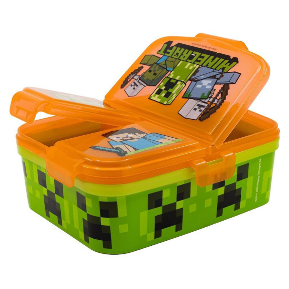 Olovrantový box s priehradkami 550 ml Minecraft