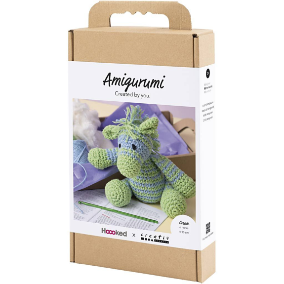 Sada na háčkovanie zebra Amigurumi