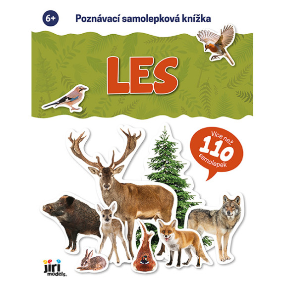 Poznávacia samolepková knižka Les