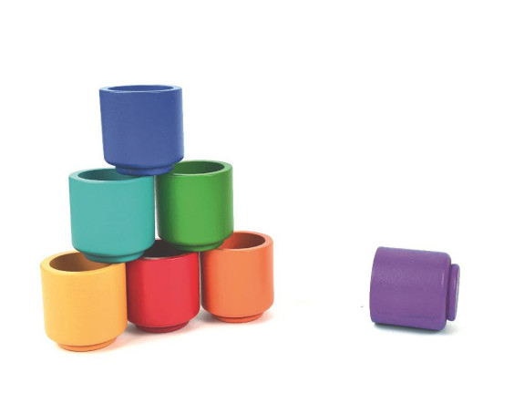 Dúhové bábiky s loptičkami 7 farieb 2Kids Toys