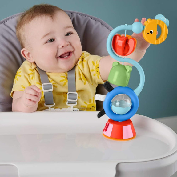 Senzorická hračka na jedálenskú stoličku Fisher Price