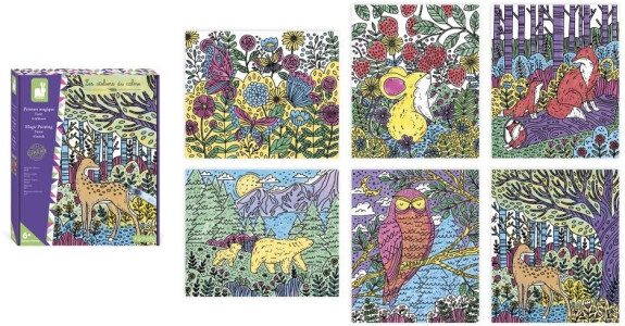Sada maxi Maľovanie Lesné zvieratká Janod Atelier