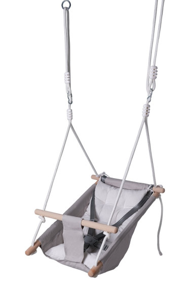 Hojdačka pre najmenších 2Kids Toys šedá