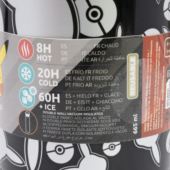 Termofľaša 665 ml nerezová Pokémon