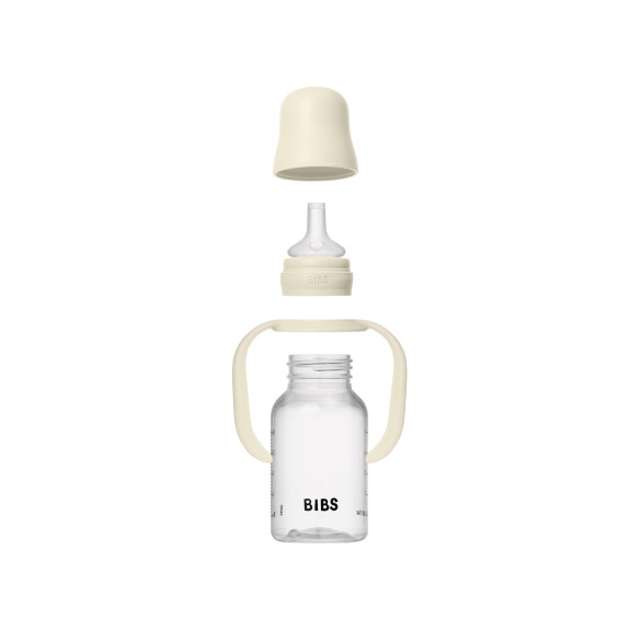 Detská fľaša so silikónovým náustkom 150 ml Bibs