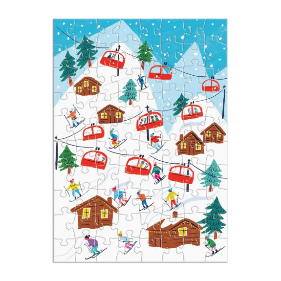Galison Puzzle adventný kalendár 12 v 1