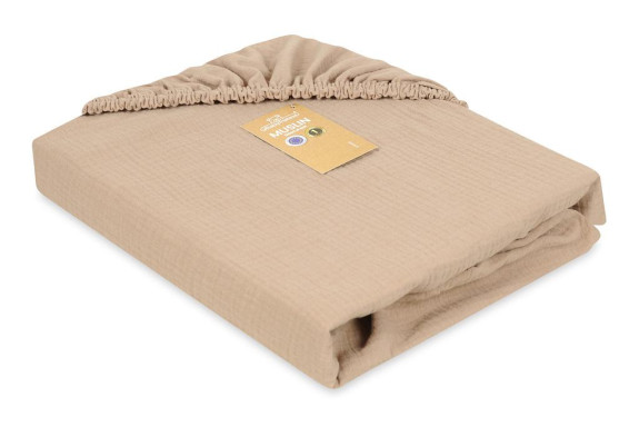 Mušelínové prestieradlo s gumou 60 x 120 cm BabyMatex