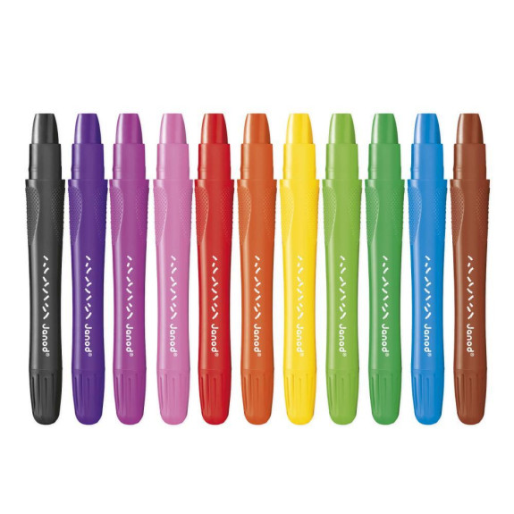 Colorino Gélové pastelky umývateľné 10 ks Janod