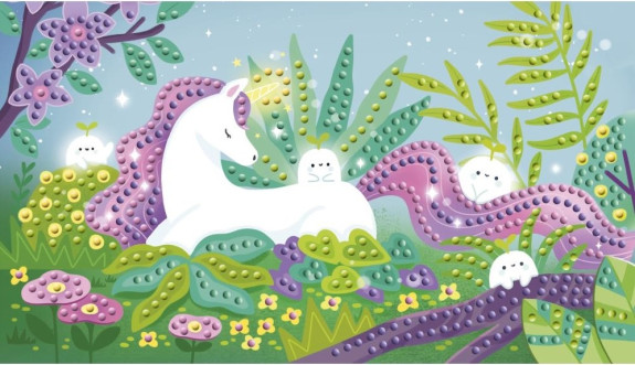 Súprava Midi Trblietavé obrázky s kryštálmi Mágia Janod Atelier