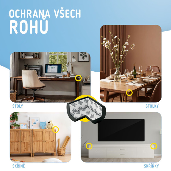 Ochrana rohov a hrán penová sada 4 ks Sipo