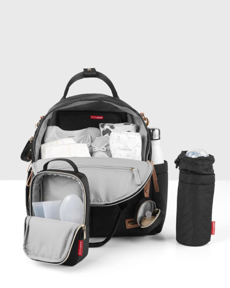 Taška prebaľovací/batoh 6v1 Suite Set Black Skip Hop