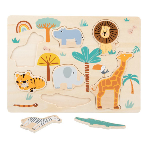 Vkladacie puzzle Safari small foot