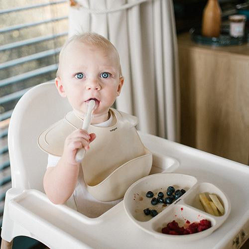 Silikónový delený tanierik s prísavkou BabyOno
