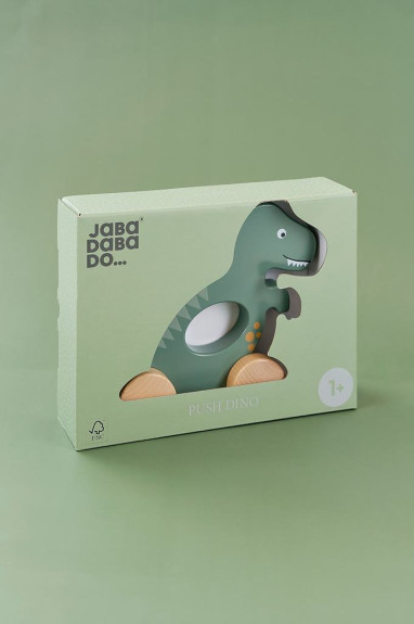 Dinosaurus na kolieskach zelený Jabadabado