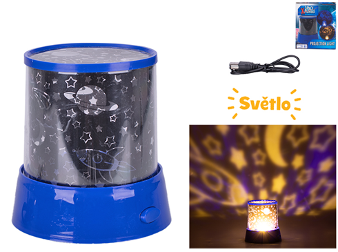 Projekčná lampa Vesmír