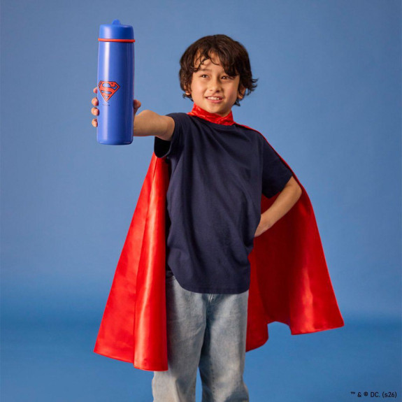 Nerezová termofľaša so slamkou 690 ml Superman B.Box