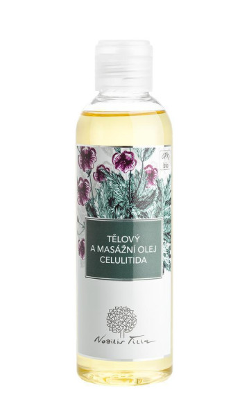 Telový a masážny olej Celulitída 200 ml Nobilis Tilia EXPIRÁCIA 18.11.26