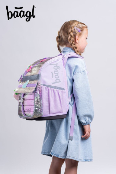 Školská aktovka Zippy Lavender Baagl