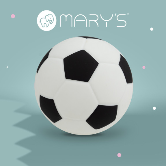 LED silikónová nočná lampička Rgb, mäkká s pumpičkou - futbalová lopta Mary's